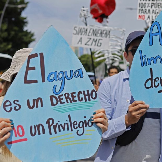 Marcha por el agua en Guadalajara